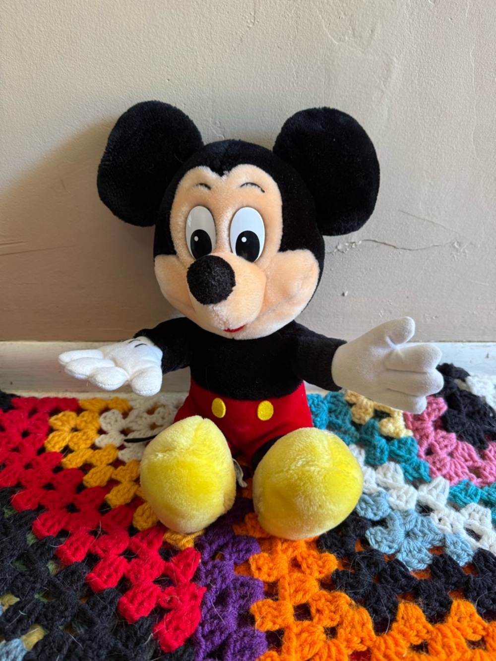 Vintage Walt Disney Disneyland Mickey Mouse Plush